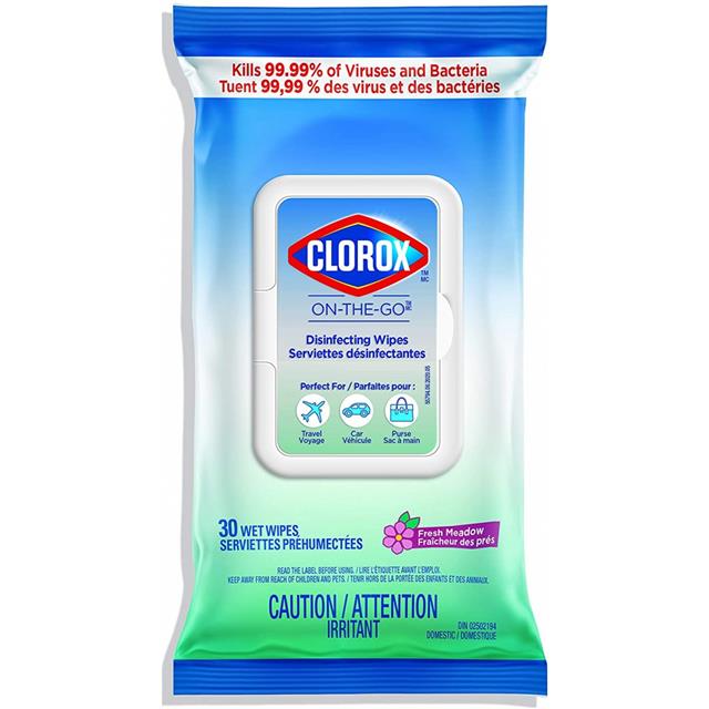 【拼单神器】Clorox便携装消毒湿巾，外出必备 $1.87