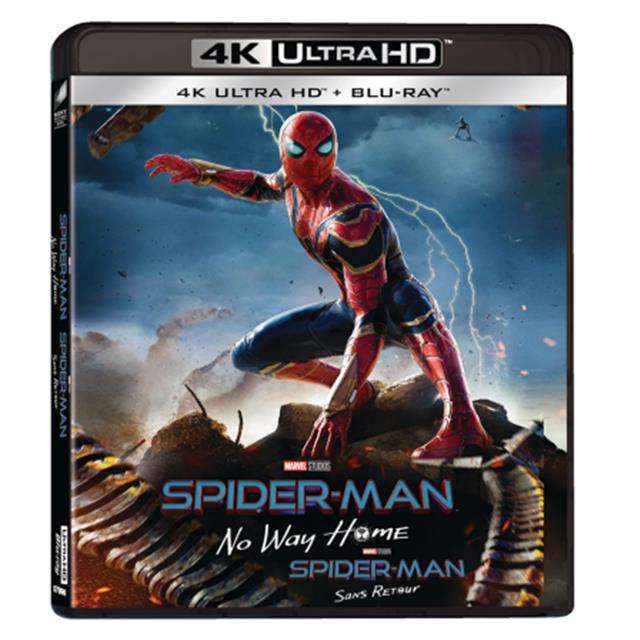 《蜘蛛侠：英雄无归》4K/蓝光/DVD实体版预售