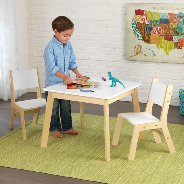 史低价：KidKraft时尚儿童木质桌椅 3件套