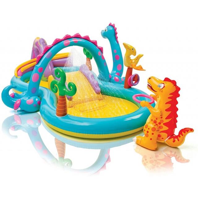 Intex Dinoland  恐龙乐园 充气式儿童戏水池