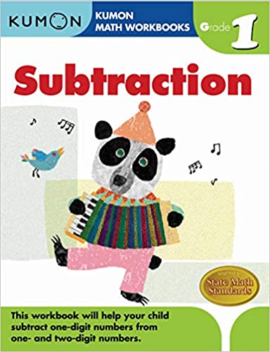 马上开学了kumon-练习册准备起来subtraction-grade-1-paperback-2020-8-25