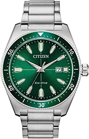 Citizen 男士AW1598-70X 光动能不锈钢手表