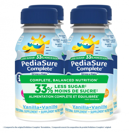 PediaSure雅培小安素儿童液态奶$9.97减糖版