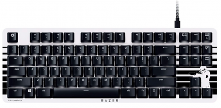 Razer 黑寡妇轻装版$76.99！橙轴机械键盘