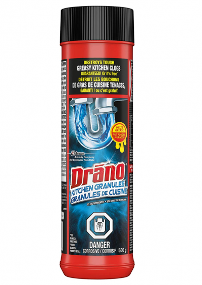Drano专业厨房油脂疏通液$8.45!下水道不再堵