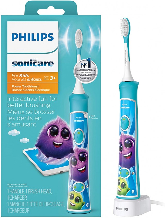 Philips蓝牙连接儿童电动牙刷 让孩子爱上刷牙~
