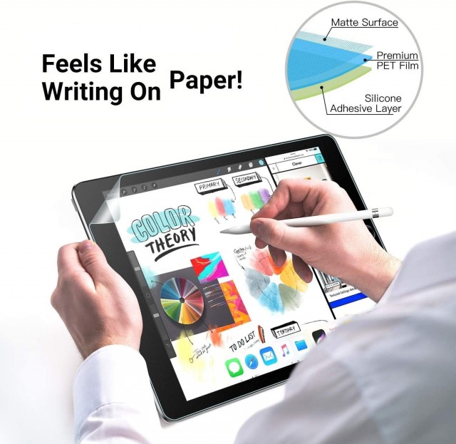 iPad 类纸膜$19起！给你非一般的书写体验！