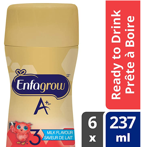 Enfagrow A+ 美赞臣3段配方液体奶 237ml x 6瓶  10.9