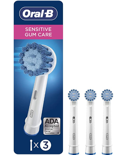 Oral-B 电动牙刷替换刷头3支装 敏感牙齿可用