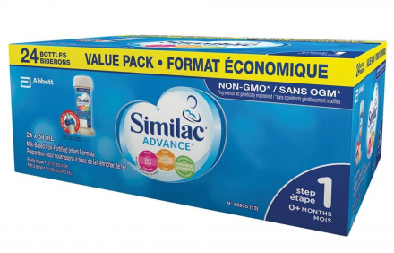 Similac Advance 1段配方液体配方奶24瓶$22.47