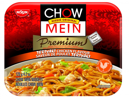 Nissin Chow照烧鸡肉牛肉味炒面8包仅$12.69