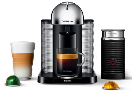Nespresso Vertuo胶囊咖啡机+奶泡机5折！