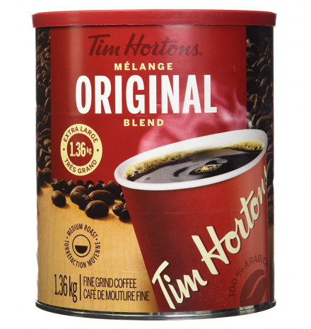 Tim Hortons 原味咖啡1.3公斤只要$27.15！