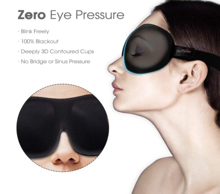PrettyCare 轻薄睡眠眼罩3D款单件$7.2！