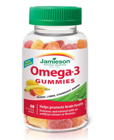 Jamieson健美生Omega-3天然水果软糖$8.07