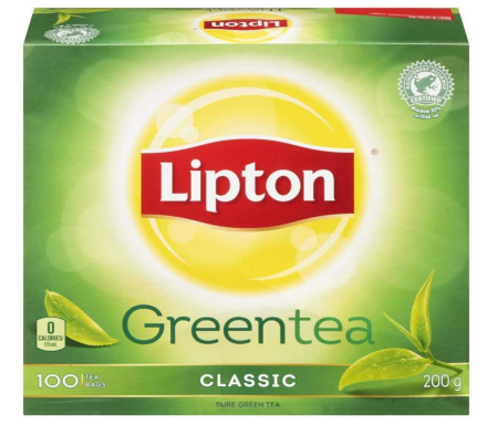Lipton 立顿绿茶100包装$4.74!喝绿茶抗氧化