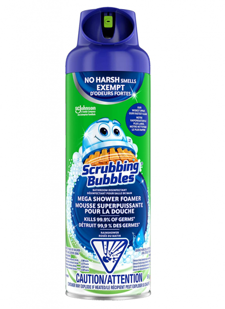 Scrubbing Bubbles浴室清洁剂$3.78!瓷器面可用
