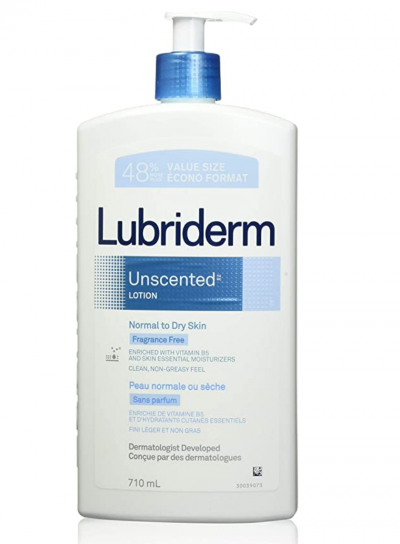 Lubriderm身体乳$8.4!蓝瓶果酸红瓶A醇平滑肌肤