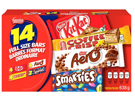 Nestle混合甜食盒14条$10.97!香浓巧克力